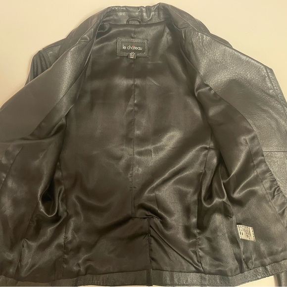 Le Chateau Women’s Genuine Leather Jacket - Picture 5 of 6